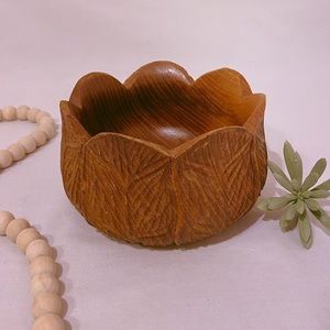 Wood Carved Bowl